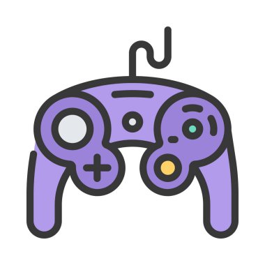 Oyun denetleyici simgesi, anahat stili