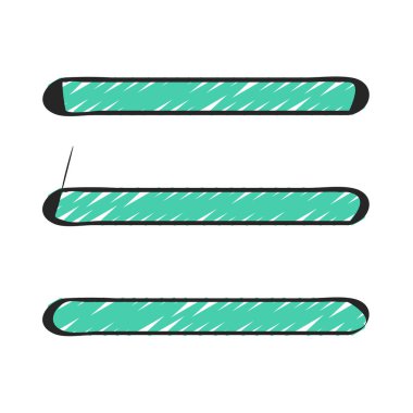 menü düz simgesi, vektör illüstrasyonu 