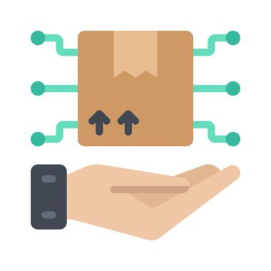 Ürün Teknolojisi vektör illüstrasyon simgesi