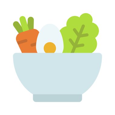 Bowl web simgesi vektör illüstrasyonunun karıştırılması