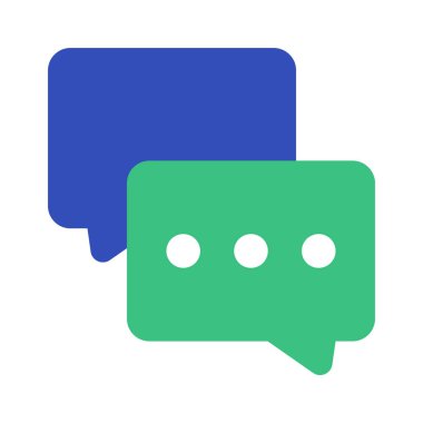 İletiler web simgesi vektör illüstrasyonu