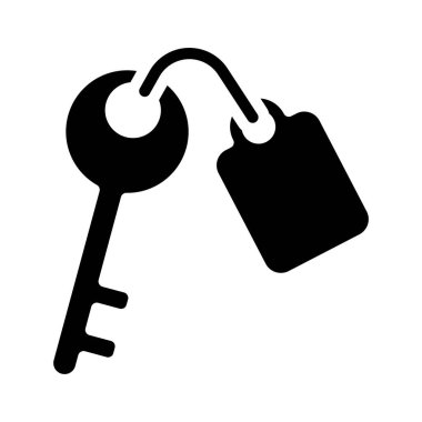 Anahtar zinciri Anahtarı vektör çizimi tasarımı