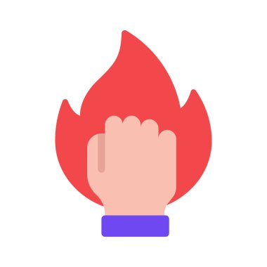 Motivasyon Simgesi Basit Vektör İllüstrasyonu