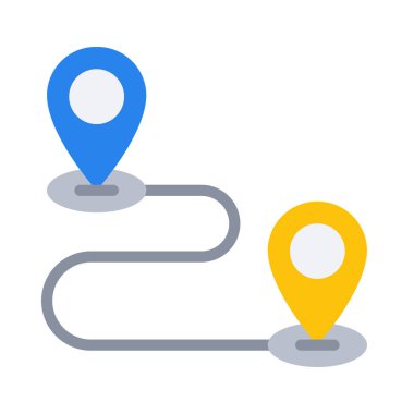 Seyahat web simgesi çizimi arasındaki Büyük İğneler