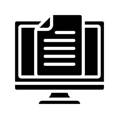 Bilgisayar Kopyalama simgesi, vektör çizimi 