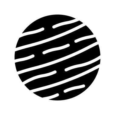 Gezegen web simgesi vektör illüstrasyonu
