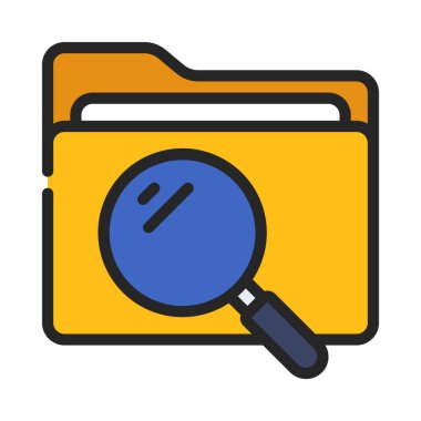 Dizin simgesi, vektör illüstrasyonu ara 