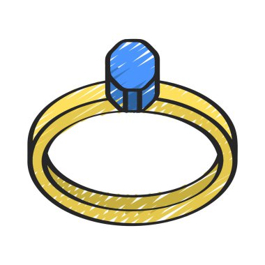 Alyans ikonu. Web için halka vektör simgesi ile basit illüstrasyon.