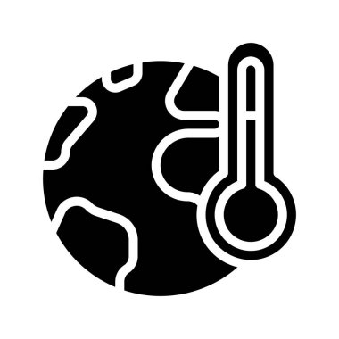 Sıcaklık web simgesi vektör illüstrasyonu