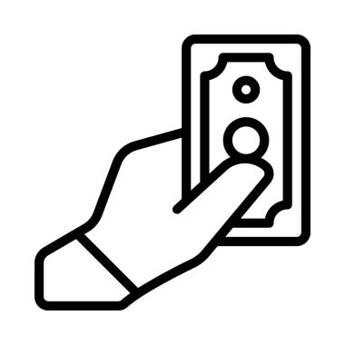 Para web sitesi vektör illüstrasyonunu ver