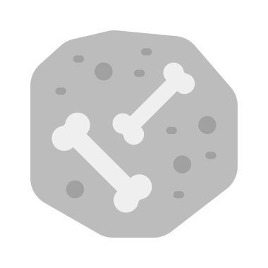 Fosil ağ ikonu vektör illüstrasyonu