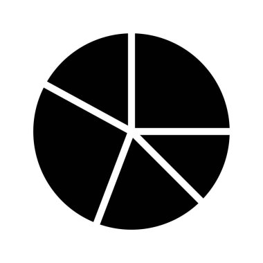 daire pasta grafiği simgesi, özet biçimi