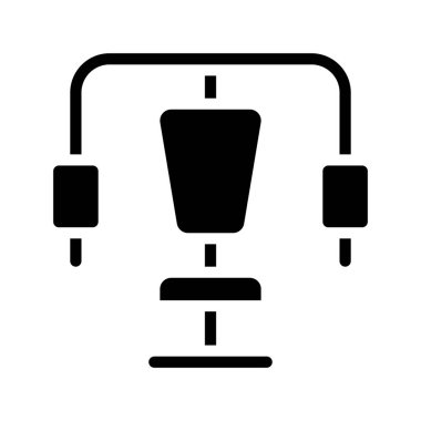 Göğüs Uçurma Makinesi Simgesi Basit Vektör ResmiComment