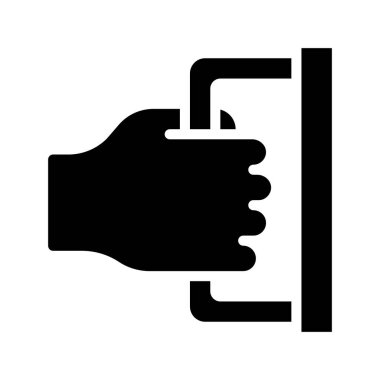 Door Web simgesi vektör illüstrasyonunu çek