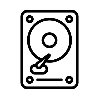 Sabit Sürücü Simgesi Basit Vektör ResmiComment