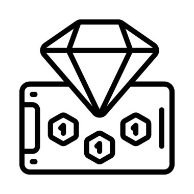 Oyun Ödülleri simgesi, vektör illüstrasyonu basit tasarım