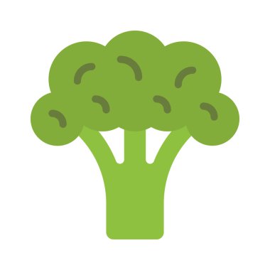 Brokoli web simgesi vektör çizimi
