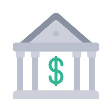 Bankacılık Servis simgesi, vektör illüstrasyonu  