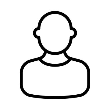 Avatar kişi erkek simgesi düz stil. Erkek Kullanıcı          