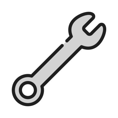 Anahtar araç simgesi, düz biçim