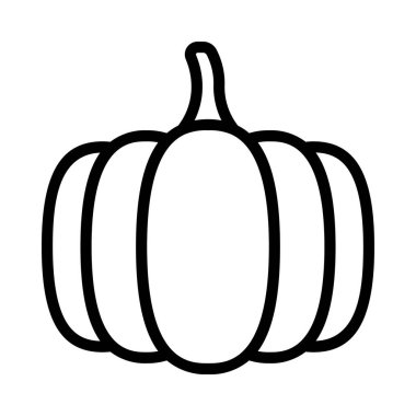  balkabağı ikonu, Cadılar Bayramı bayramı kutlaması ve tatil temalı illüstrasyon