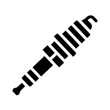 buji simgesi, vektör illüstrasyonu basit tasarım