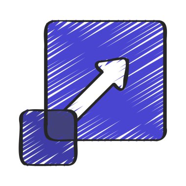 Ölçek aracı simgesini, vektör çizim