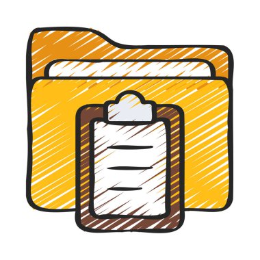 Kontrol Listesi Simgesi, vektör illüstrasyonu 