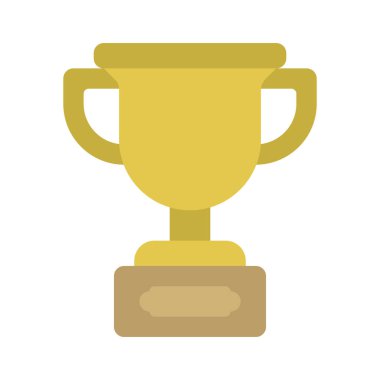 kupa ödülü izole edilmiş ikon vektör illüstrasyon tasarımı