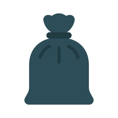 Garbage Bag icon, vector illustration simple design
