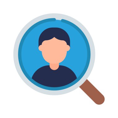 İşe alım web simgesi vektör illüstrasyonuName