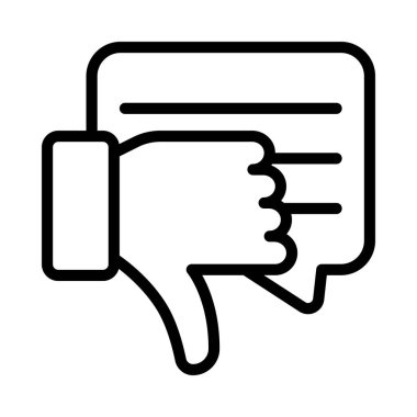 İleti simgesi, vektör illüstrasyonu  