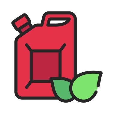 yağ şişesi renk ikonu vektör illüstrasyonu