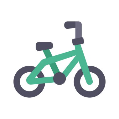 BMX Bisiklet Web simgesi vektör illüstrasyonu