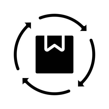 Ürün Döngüsü Simgesi Basit Vektör İllüstrasyonu