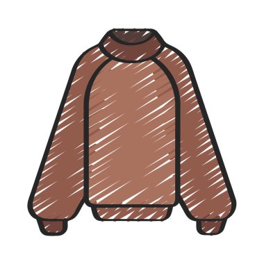 Büyük boyutlu Jumper ağ ikonu vektör çizimi