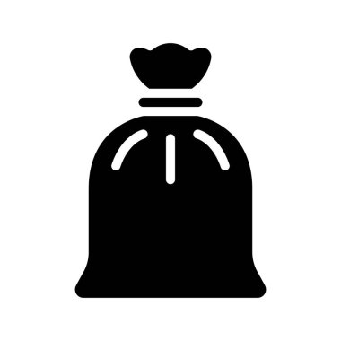 Garbage Bag icon, vector illustration simple design