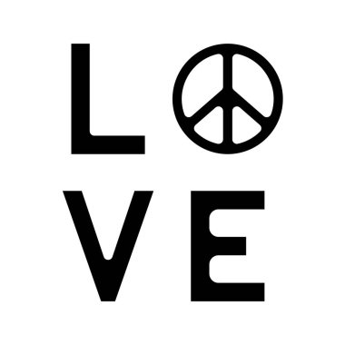  Barış İşareti vektör çizimi tasarımı