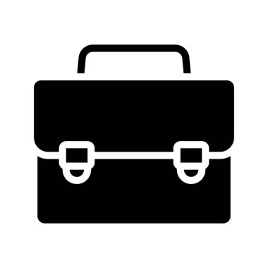 İş Evrak Çantası Web simgesi vektör çizimi