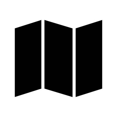 harita web simgesi vektör illüstrasyonu                           