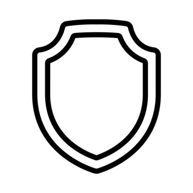 Kalkan basit kutsal kişilerin resmi, vektör çizim