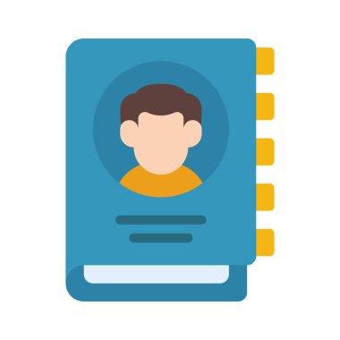 Kişi Listesi simge vektör illüstrasyon tasarımı      