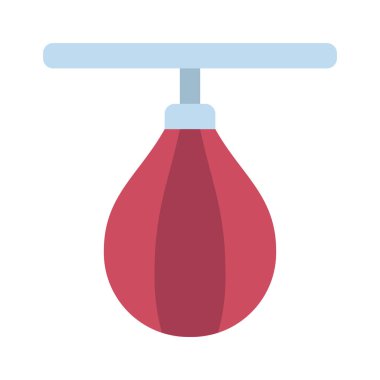 Speed Bag simgesi, vektör illüstrasyonu basit tasarım