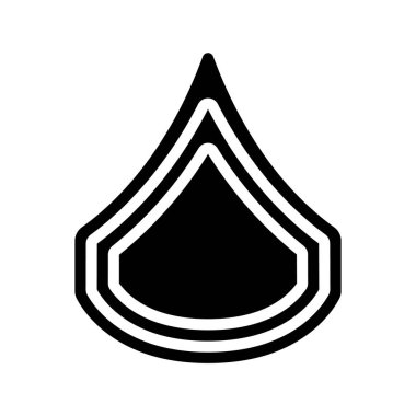 Er Birinci Sınıf daire simgesi, vektör illüstrasyonu 