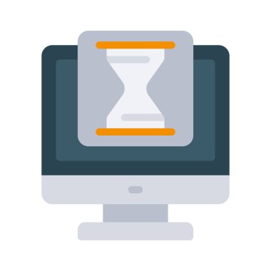 Zamanlayıcı Uygulaması Web simgesi vektör çizimi