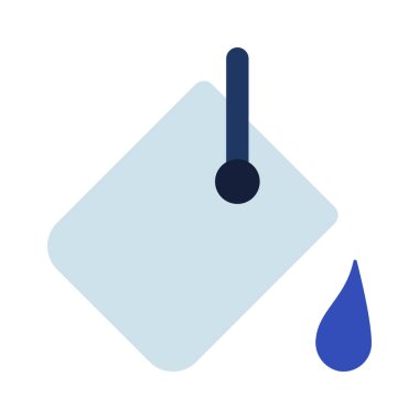 Boya Kovası Web simgesi vektör çizimi