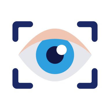 Ağ simgesi çizimi göz taraması yapılıyor