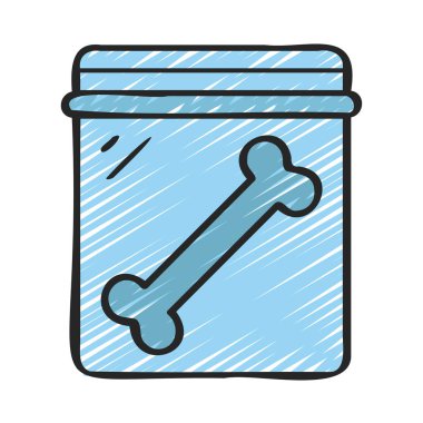 Zip Torbası simgesi, vektör illüstrasyonu basit tasarım