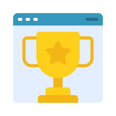 Web sitesi sıralama simgesi, vektör illüstrasyonu basit tasarım