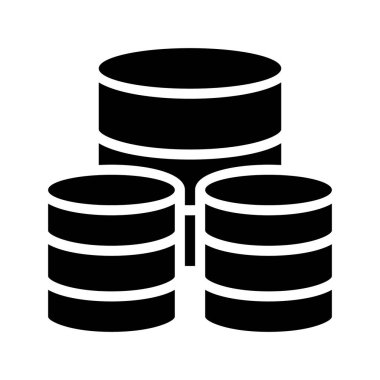 Büyük veri simgesi, vektör çizim    